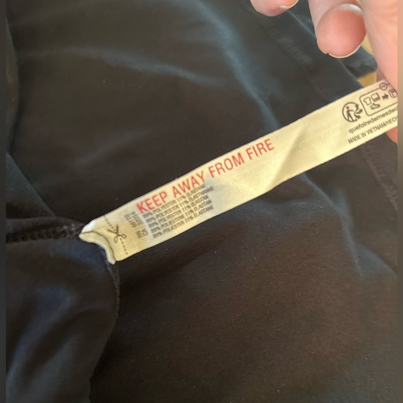 Free People Movement Easy Does It Black athletic mini Dress NWT Sz-L AA1 - Picture 9 of 15